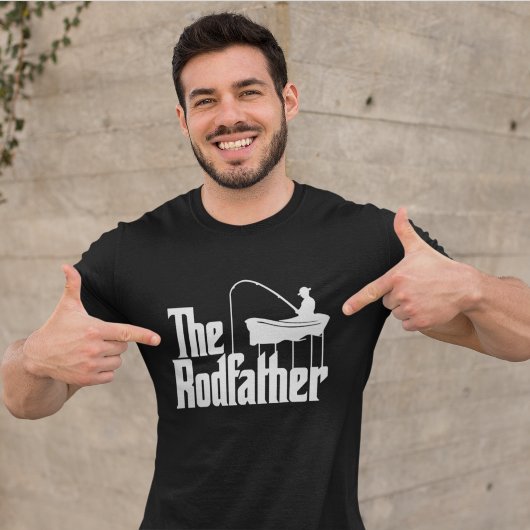 The Rodfather Funny Fishing Tシャツ