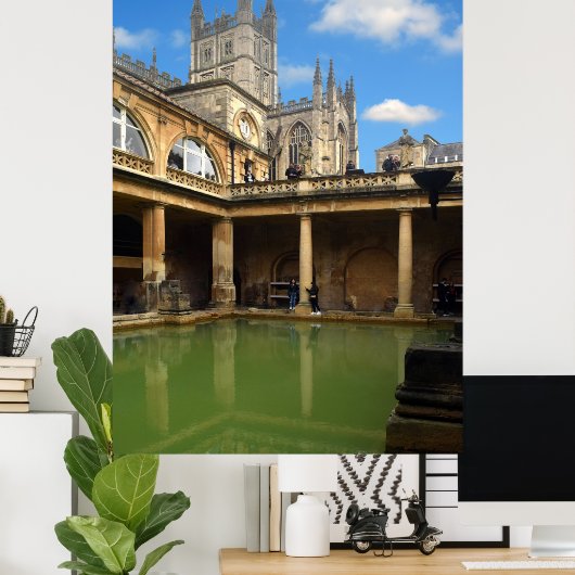 The Roman Baths, Bath. ポスター (ホームオフィス)