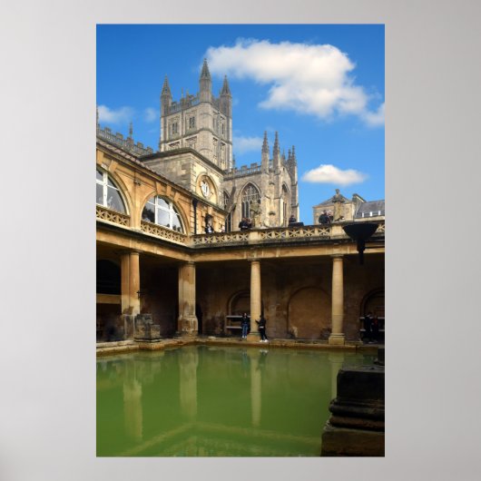 The Roman Baths, Bath. ポスター (正面)