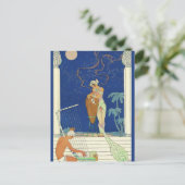 The Romance of Perfume Egypt by George Barbier ポストカード (スタンド正面)