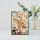 The Romance of Perfume Persia by George Barbier ポストカード (スタンド正面)