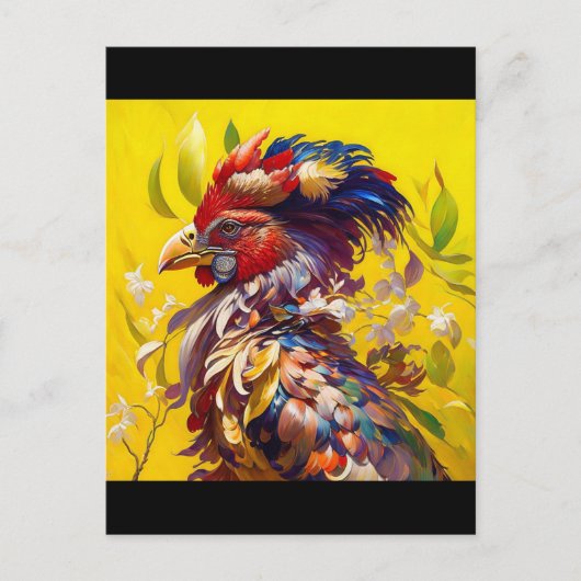 the rooster postkarte ポストカード (正面)