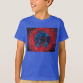 The Rosette Nebula、子供のタグレスTシャツ Tシャツ (正面)