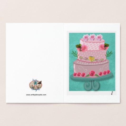 The Rosy Celebration 箔カード (内部)