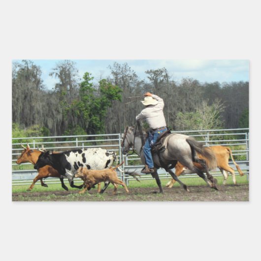 The Roundup - Ranch Sticker 長方形シール (正面)