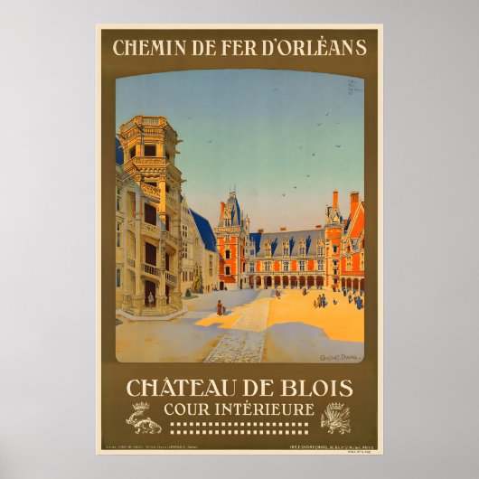 The Royal Château de Blois Châteaux of the Loire ポスター (正面)
