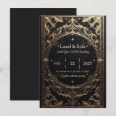 The Royal Choice: "Royal Baroque Wedding Invitatio 招待状 (正面/裏面)