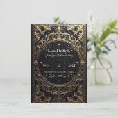 The Royal Choice: "Royal Baroque Wedding Invitatio 招待状 (スタンド正面)