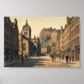 The Royal Mile at Edinburgh  ポスター (正面)