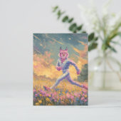 The Running Bobcat ポストカード (スタンド正面)