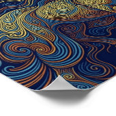 The running fractal horse ポスター (角)