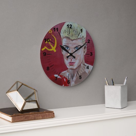 The Russian Painting by Alfred Fox ラージ壁時計 (オフィス)