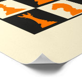 The Ruy Lopez Chess Opening Illustration ポスター (角)