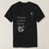 The Saab Turbo - Waste Makes Haste   Tシャツ (デザイン正面)