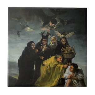 The Sabbath Of Witches Francisco Goya タイル