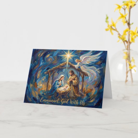 The Sacred Arrival Christmas Card カード (黄色い花)