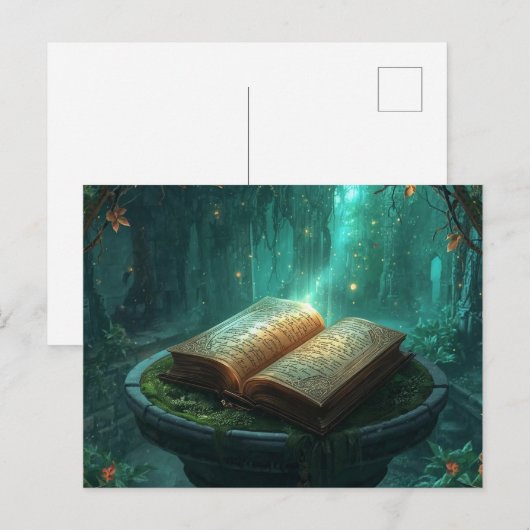 The Sacred Book of Moss and Magic ポストカード (正面/裏面)