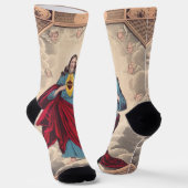 The Sacred Heart of Jesus ソックス (傾斜あり)