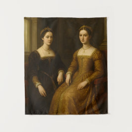  The Sacred Key's Secret: Renaissance Madonna & Ch タペストリー