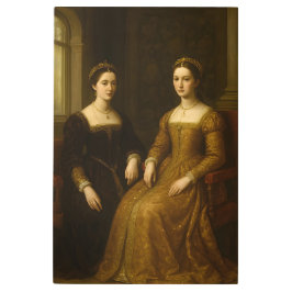  The Sacred Key's Secret: Renaissance Madonna & Ch メタルプリント