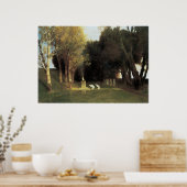 The Sacred Wood, 1882, Arnold Bocklin ポスター (キッチン)