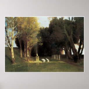 The Sacred Wood, 1882, Arnold Bocklin ポスター