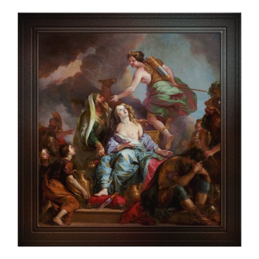 The Sacrifice of Iphigenia by Charles de La Fosse フォトプリント (正面)