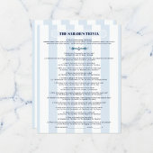 The Sailor’s Trivia Challenge