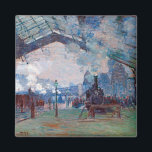 The Saint-Lazare Station, Monet マグネット<br><div class="desc">Oscar-Claude Monet (14 November 1840 – 5 December 1926) was a French painter, a founder of French Impressionist painting and the most consistent and prolific practitioner of the movement's philosophy of expressing one's perceptions before nature, especially as applied to plein air landscape painting. The term ""Impressionism"" is derived from the...</div>