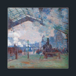 The Saint-Lazare Station, Monet マグネット<br><div class="desc">Oscar-Claude Monet (14 November 1840 – 5 December 1926) was a French painter, a founder of French Impressionist painting and the most consistent and prolific practitioner of the movement's philosophy of expressing one's perceptions before nature, especially as applied to plein air landscape painting. The term ""Impressionism"" is derived from the...</div>