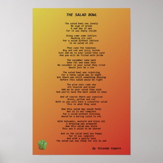 The Salad Bowl Poster ポスター (正面)