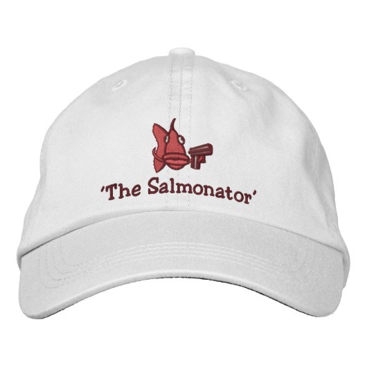 The Salmonator - Embroided Hat 刺繍入りキャップ (正面)
