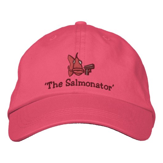 The Salmonator - Embroided Hat 刺繍入りキャップ (正面)