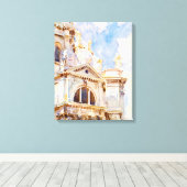 The Salute, Venice by John Singer キャンバスプリント (インサイチュ (ウッドフロア))