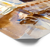 The Salute, Venice by John Singer ポスター (角)