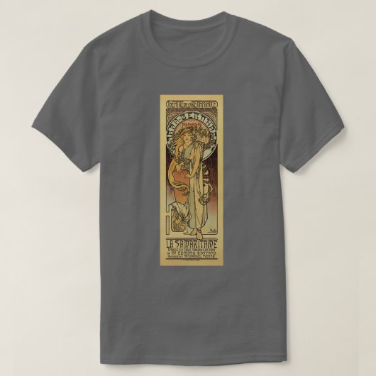The Samaritan by Alphonse Mucha Tシャツ (デザイン正面)