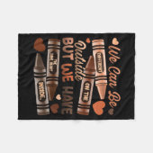 The Same Heart Inside Black History Month African フリースブランケット (正面(横))