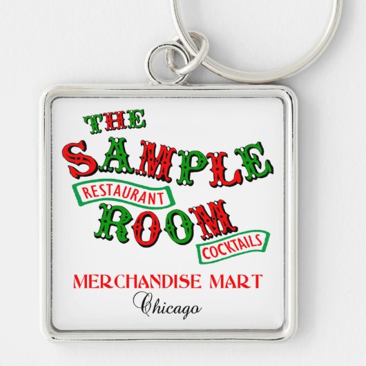 The Sample Room, Merchandise Mart，シカゴ， IL キーホルダー (正面)