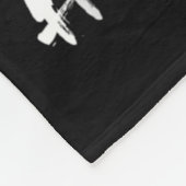 The Samurai Pretends Even When He Is Starved Wise  フリースブランケット (角)