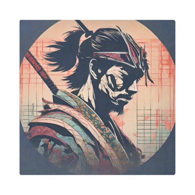 The Samurai’s Last Silence メタルプリント (正面)