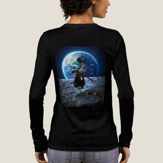 The Samurai Who Landed on the Moon トライブレンドＴシャツ (背面)
