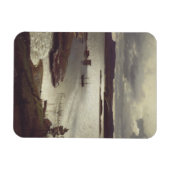 The Sandvik Fiord by Hans Gude マグネット (横)