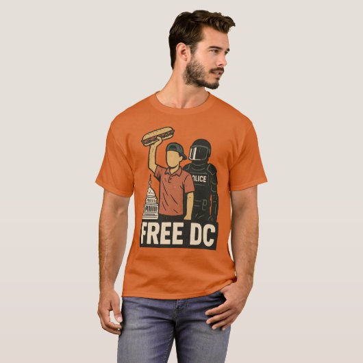 The Sandwich Guy Free DC Tシャツ (正面フル)