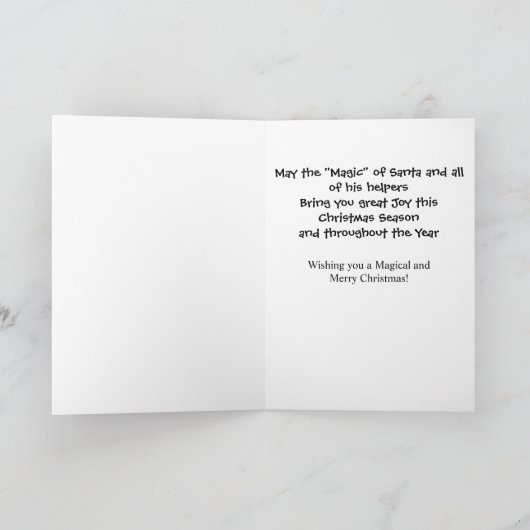 The Santa Fairy シーズンカード (内部)