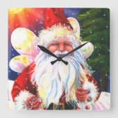 The Santa Fairy スクエア壁時計 (正面)
