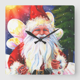 The Santa Fairy スクエア壁時計