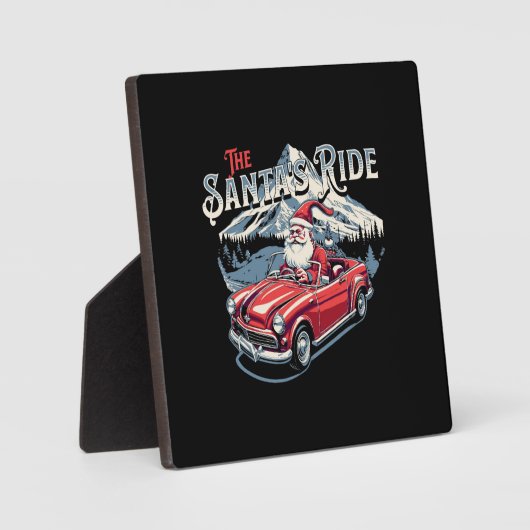 The santa's ride. フォトプラーク (正面)