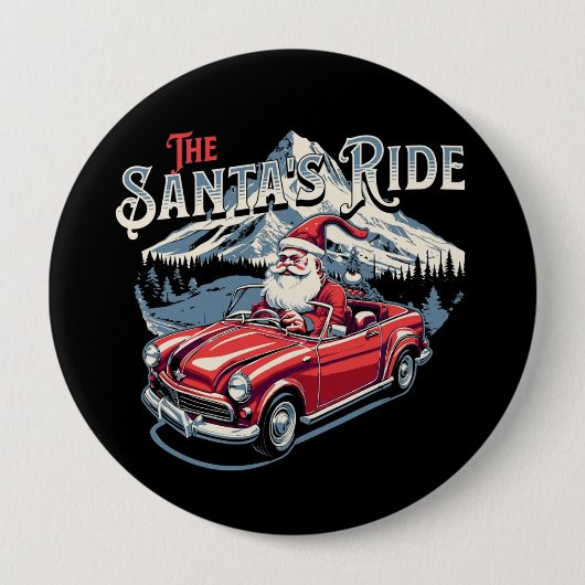 the santa's ride. 缶バッジ (正面)