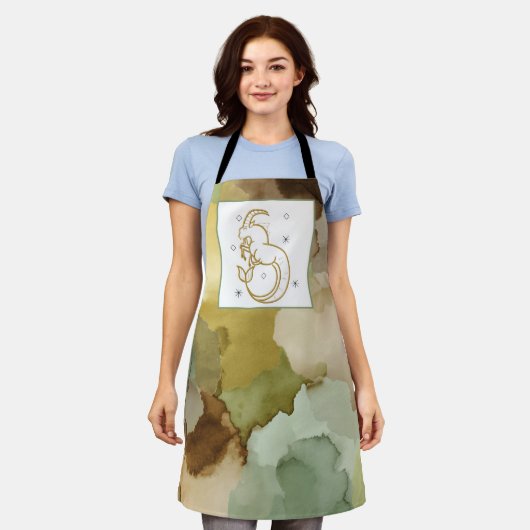 🐐 The Saturn's Steward  エプロン (着用した状態)