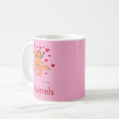 The Sbuirrelsのエドとメアリー・バレンタイン コーヒーマグカップ (正面左)